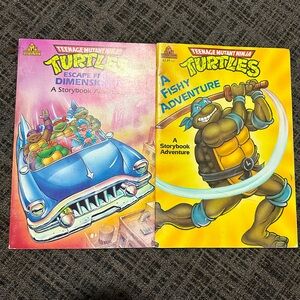 Vintage- Teenage Mutant Ninja Turtles Storybook Adventures early 90’s